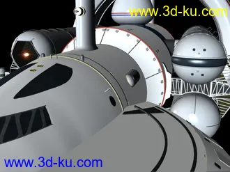 3D打印模型太空战舰的图片