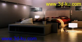 3D打印模型卧室一角小场景的图片
