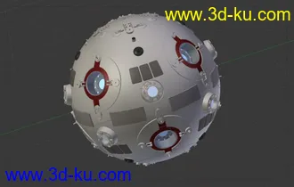 3D打印模型太空逃生舱的图片