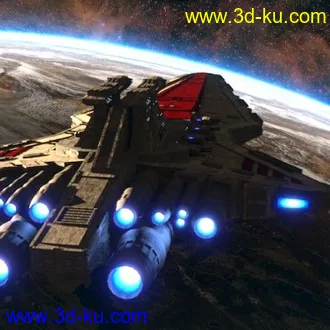 3D打印模型卫纳星系驱逐舰的图片