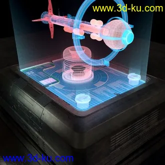 3D打印模型科幻全息系统的图片
