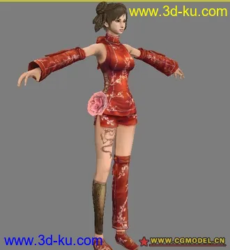 一个古代美女模型！很不错！的图片