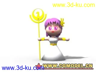 3D打印模型Q版纱织的图片