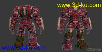 3D打印模型钢铁侠 反浩克装甲的图片