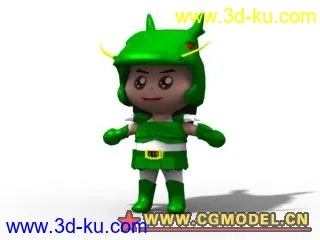 3D打印模型Q版紫龙的图片