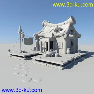 3D打印模型Q屋的图片