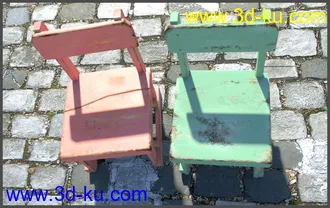 3D打印模型Mentalray渲染，椅子，物理天光，带材质贴图，画面唯美的图片