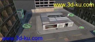 3D打印模型unity3D僵尸之城场景资源Zombie Town的图片