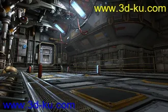 3D打印模型密室科幻场景，想用就下把 ，别客气的图片
