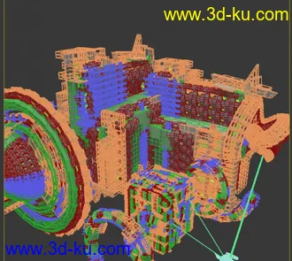 3D打印模型超级科幻连续体的图片
