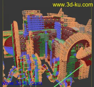 3D打印模型超级科幻连续体的图片