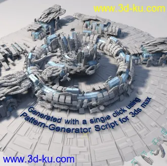 3D打印模型科幻之城的图片