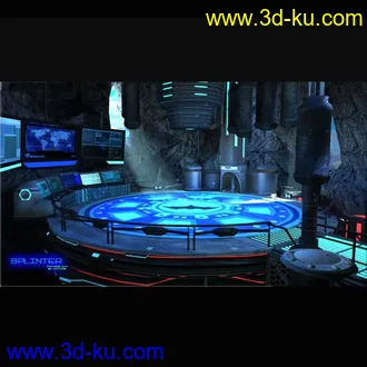 3D打印模型蝙蝠侠基地的图片