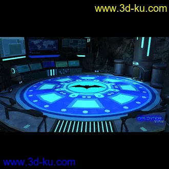 3D打印模型蝙蝠侠基地的图片
