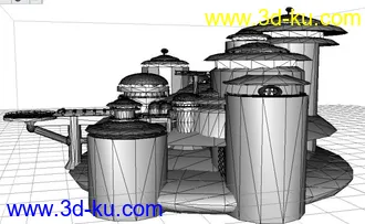 3D打印模型努比亚之城的图片