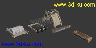 3D打印模型几个农具的图片