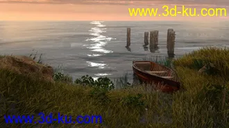3D打印模型宁静湖岸的图片