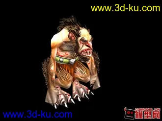 3D打印模型三只 怪物的图片