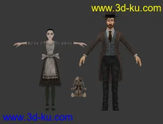 3D打印模型精品 欧美风格 爱丽丝疯狂回归-疯人院m9的图片