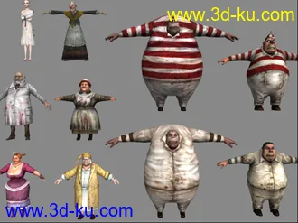 3D打印模型精品 欧美风格 爱丽丝疯狂回归-疯人院m9的图片