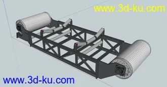 3D打印模型传送带钢架的图片