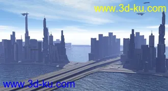 3D打印模型未来海上迈阿密的图片
