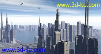 3D打印模型未来海上迈阿密的图片