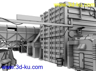 3D打印模型哈德利工业区的图片