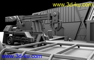 3D打印模型哈德利工业区的图片