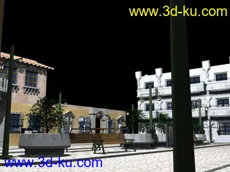 3D打印模型城市一角的图片