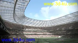 3D打印模型体育场的图片