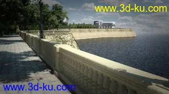 3D打印模型海滨长廊的图片