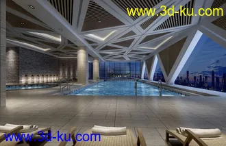 3D打印模型游泳馆的图片