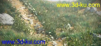 3D打印模型山间小路的图片