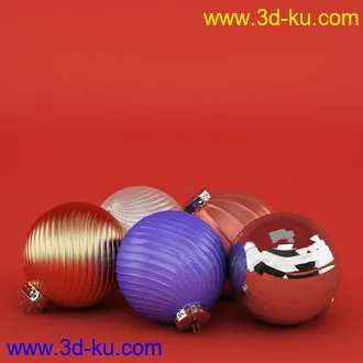 3D打印模型圣诞球的图片