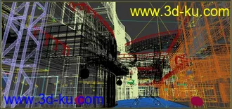 3dmax全模型建筑动画场景 商业镜头特写场景的图片