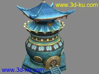 3D打印模型炼丹炉的图片