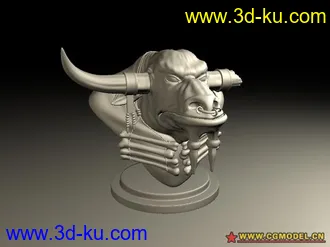 3D打印模型牛头人的图片