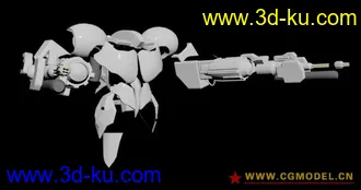3D打印模型自制机器人，挺有气势的图片