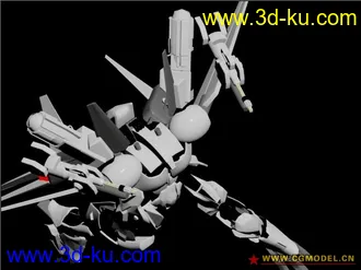 3D打印模型自制机器人，挺有气势的图片