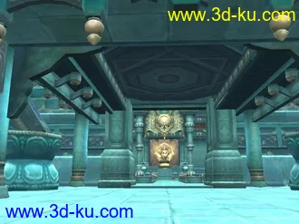 3D打印模型海底神庙　有内景的图片