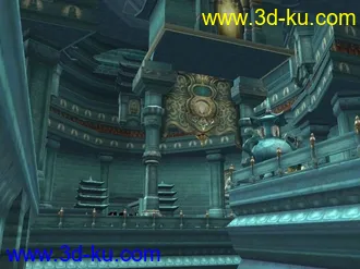 3D打印模型海底神庙　有内景的图片