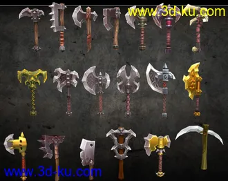 3D打印模型M_火炬之光 武器大全的图片