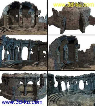 3D打印模型雅典残垣的图片