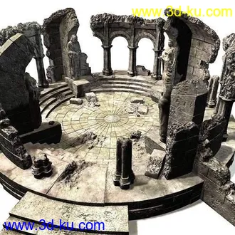 3D打印模型雅典残垣的图片