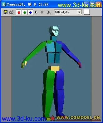 3D打印模型real woman(骨骼、蒙皮、动画系统)的图片