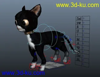 3D打印模型小花猫的图片