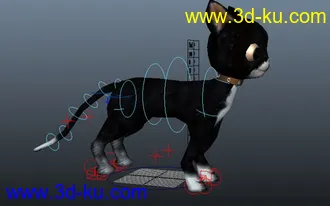 3D打印模型小花猫的图片
