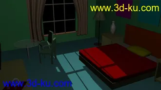3D打印模型一厨一卧    灯光打的不给力  见谅的图片