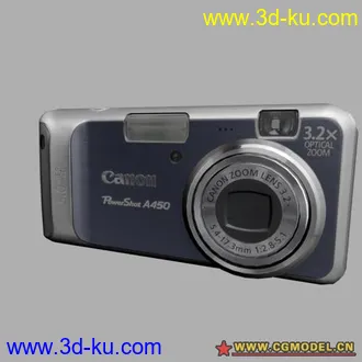 3D打印模型CANON A450相机的图片
